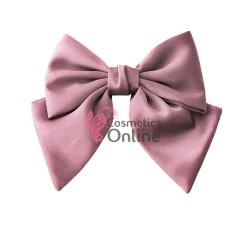 Accesoriu pentru decor par cu Fundita din satin si clema metalica TRD040PP Dirty Rose